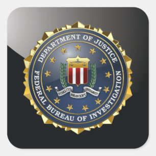 Sticker Carré [500] FBI Special Edition