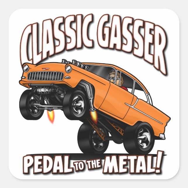 STICKER CARRÉ 55 GASSER (Devant)