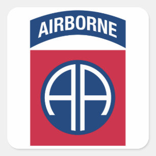 Sticker Carré 82e division aéroportée Insignia