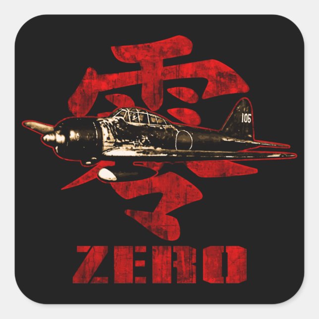 Sticker Carré A6M zéro (Devant)