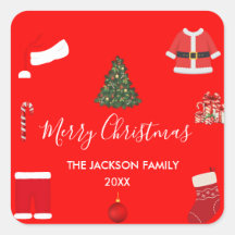 A Cozy Christmas Gathering Set on Warm Red