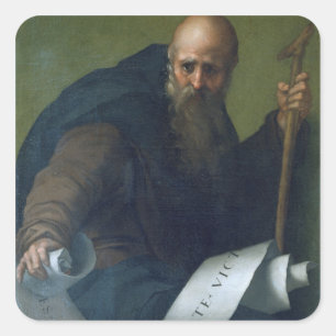 Sticker Carré Abbé de Saint-Anthony (c.251-356) c.1518-19 (pétro