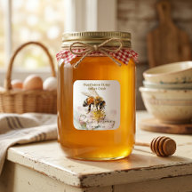 Abeille à miel élégante aquarelle Fleur rose Ruche