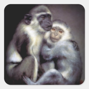 Sticker Carré Abelard et Heloise