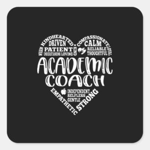 Sticker Carré Academic coach