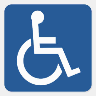 Sticker Carré Accessibilité