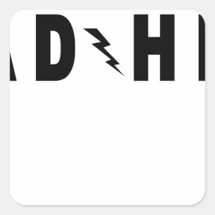 Sticker Carré ACDC ADHD Highway to Hey Look a Squirrel! tee.png