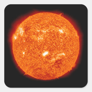 Sticker Carré Activité solaire sur le Soleil 2