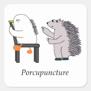 Sticker Carré acupuncture