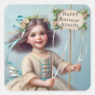 Sticker Carré ADALYN ~ JEUX ANNIVERSAIRE ~ Maypole ~