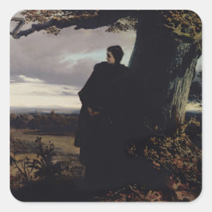 Sticker Carré Adieu de la reine Isabella à la Transylvanie, 1863