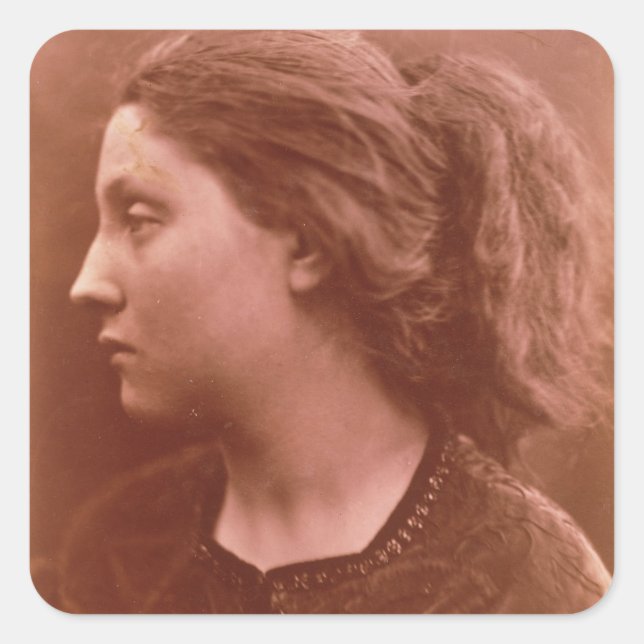 Sticker Carré Adriana (sepia photo) (Devant)