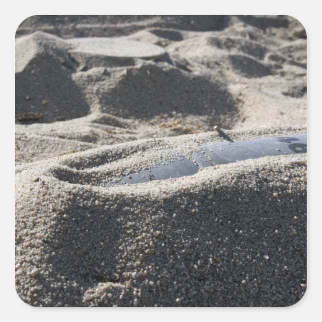 Sticker Carré Affichage statique d'une coque de commande (Devant)