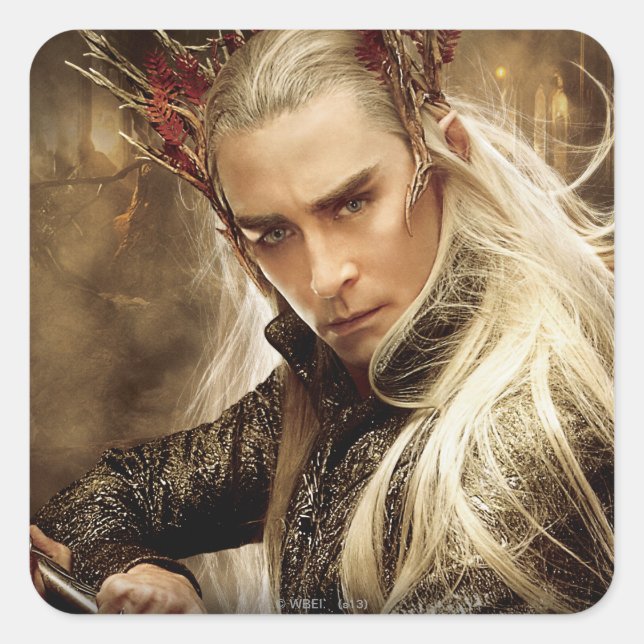 Sticker Carré Affiche de caractères Thranduil 1 (Devant)