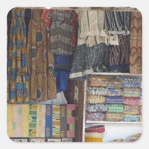 Sticker Carré Afrique, Ghana, Accra. Accra Textile & Artisanat