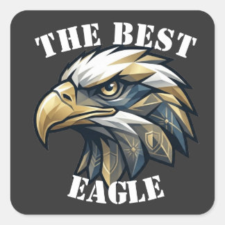 Sticker Carré Aigle