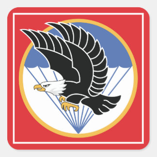 Sticker Carré aigle aéroporté du vietnam sud