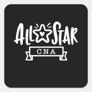 Sticker Carré AIIC, infirmière de l'AIIC, soins infirmiers, app