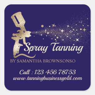 Sticker Carré Air Brush Peinture Spray Mobile Tanning marine