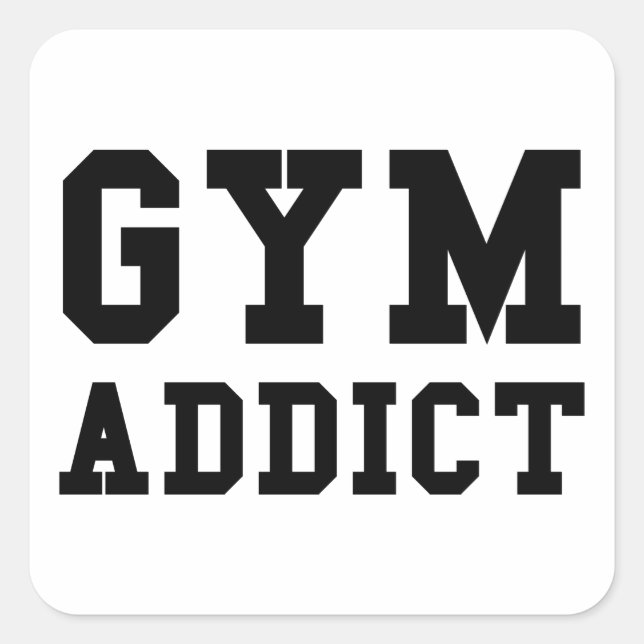 STICKER CARRÉ AJOUT GYM (Devant)