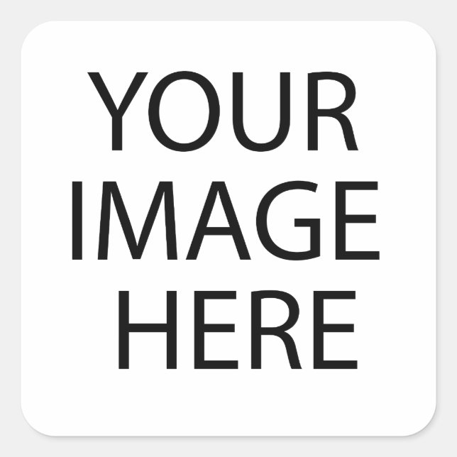 Sticker Carré Ajouter Un Logo Texte D'Image Ici Faites Votre Pro (Devant)