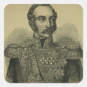Sticker Carré Alexandre II de Russie