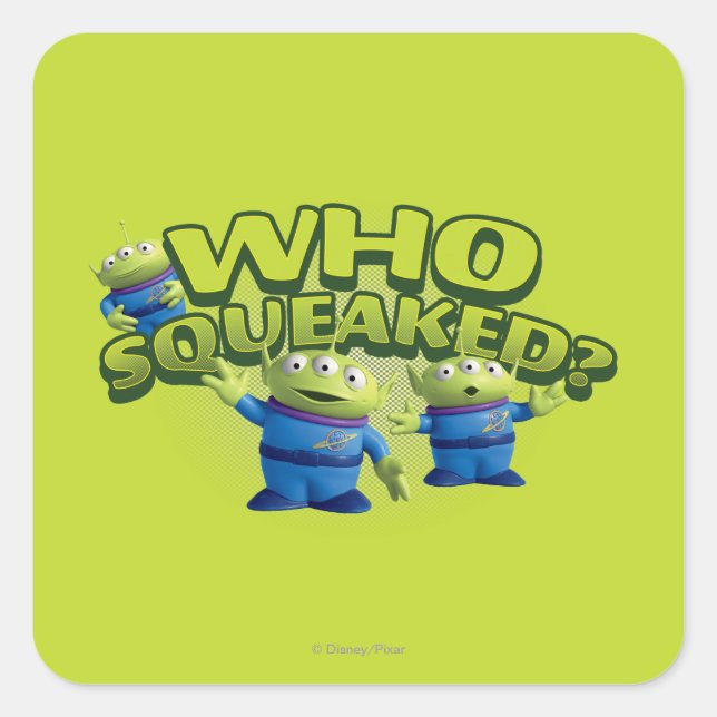 Sticker Carré Aliens : Qui a frappé (Devant)