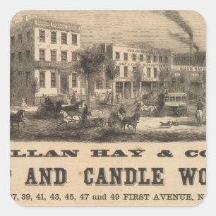 Sticker Carré Allan Hay et Compagnie