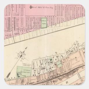 Sticker Carré Allegheny ward 8 Homestead