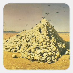 Sticker Carré Allégorie de la guerre de 1871, 1871