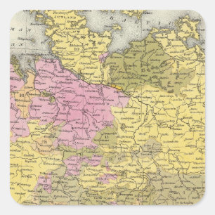 Sticker Carré Allemagne 13