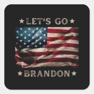 Sticker Carré Allons Brandon Chant Reporter
