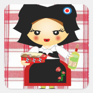 Sticker Carré Alsace