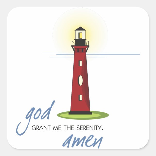 Sticker Carré Amen (Devant)