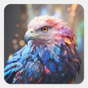 Sticker Carré American Dream - Fantastic Eagle