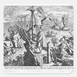 Sticker Carré Amerigo Vespucci