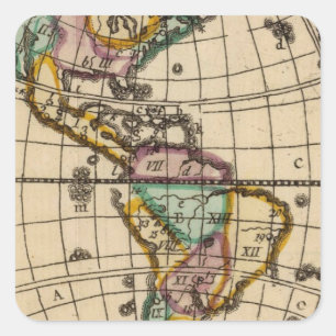 Sticker Carré Amérique 6