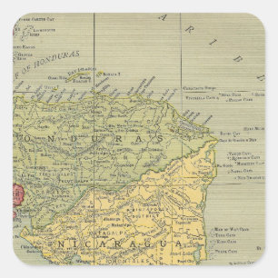 Sticker Carré Amérique centrale 5