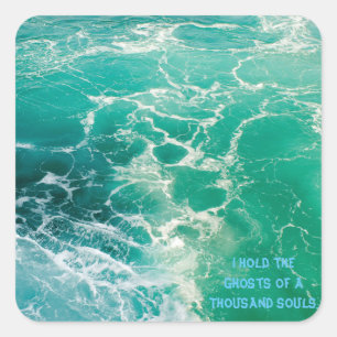 Sticker Carré Âmes de la mer 2