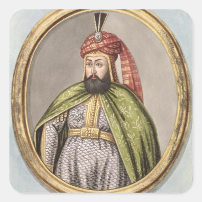 Sticker Carré Amurath (Murad) IV (1612-40) Sultan 1623-40, de (Devant)