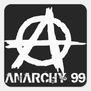 Sticker Carré Anarchie 99