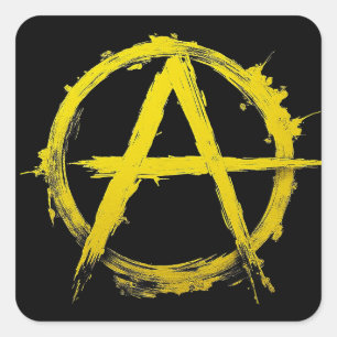 Sticker Carré Ancap forever! 
