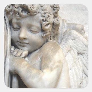Sticker Carré Angel à Venise