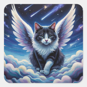 Sticker Carré AngelCat