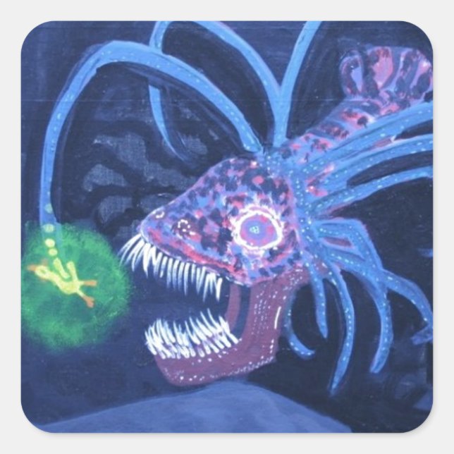 Sticker Carré Angler2. (Devant)