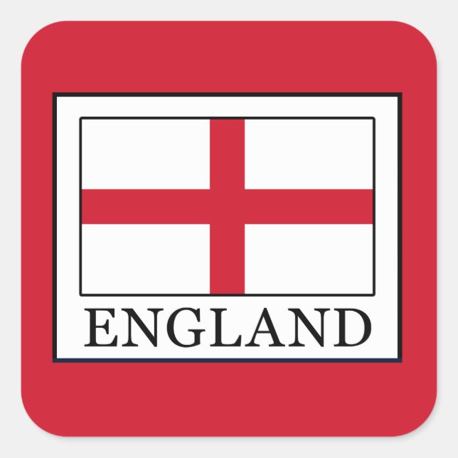 Sticker Carré Angleterre (Devant)