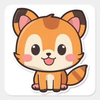 Sticker Carré Animal mûr