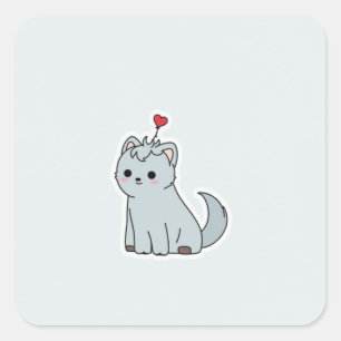 Sticker Carré Animal mûr