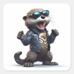 Sticker Carré AnimeHeroes