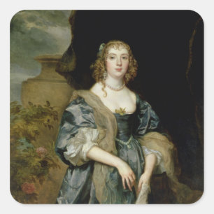 Sticker Carré Anne Carr, comtesse de Bedford, c.1638